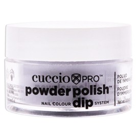 Cuccio Colour Powder Nail Polish- Lacquer For Manicure And Pedicure- Highly Pigmented Powder That Is Finely Milled- Durable Finish With A Flawless Rich Color- Easy To Apply- Gray W/ Mica- 0.5 Oz