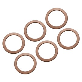 sourcing map Wooden Purse Handles, 135mm Dia 6Pcs Round Handbag Handle Replacement Accessories for Purse Making DIY Handmade Beach Bag Straw Bag, Beige