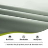 PONY DANCE Sage Green Front Dood Side Windon Curtains -