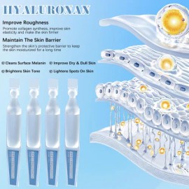 Tubos de Ácido Hialurónico 3  Hyaluronic Acid Serum Travel Ampoules, 30 x 1.5ml                                                                       