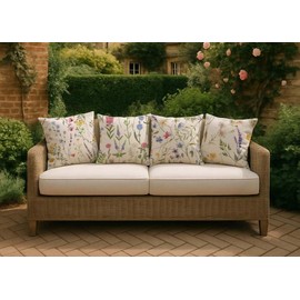 Hangood Cushion Cover Home Garden Outdoor Set of 4pcs Throw Pillow Case Living Room Chair Sofa 20x20 inch Pillowcase Floral Sage 50x50cm 4S010