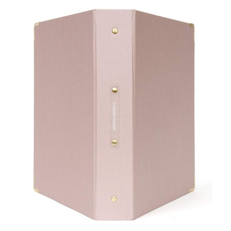 russell+hazel Peony Bookcloth Signature 3 Ring Binder
