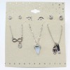 Shopko Three Silver Necklaces & Earrings Sets with Rhinestones #N2777