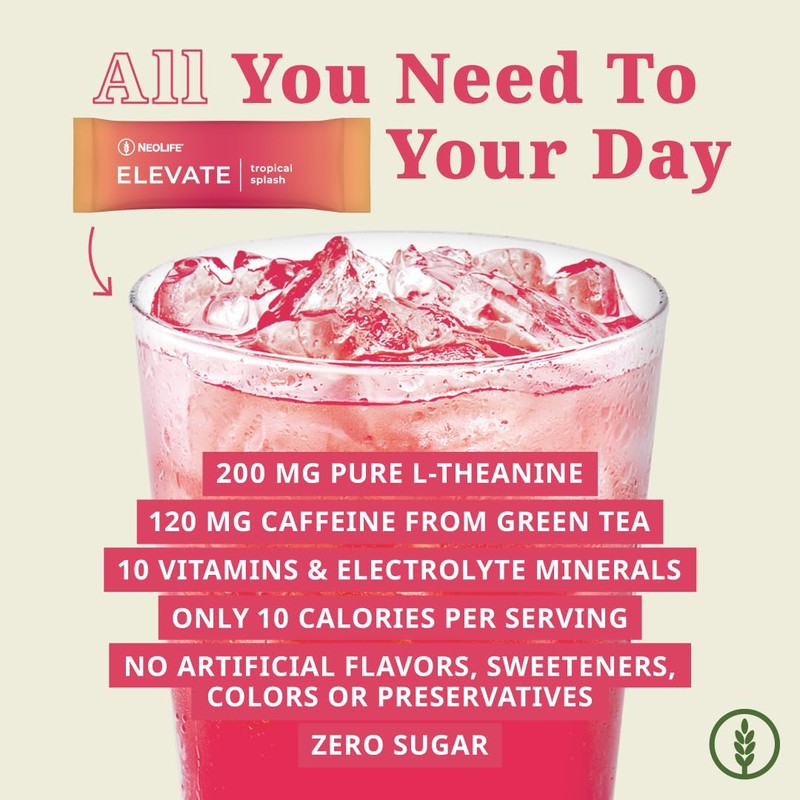 NeoLife - Elevate Drink Mix - Brain & Energy Formula,