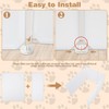 FHTONGE Extra Large Cat Litter Box Enclosure, Splash Guard and
