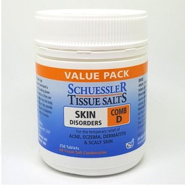 Schuessler Tissue Salts Comb D (Skin Disorders) 250Tabs