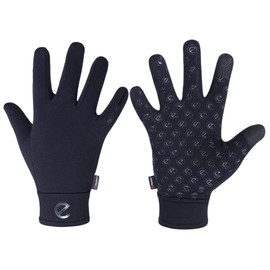 eQUEST Winter Elite Polartec - Winter Fleece Riding Gloves with Touchscreen (XS)