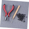 FOMIYES 3pcs Hair Extension Tool Kit Tool Kits for Hair