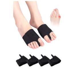 HEWAOMM 4 Pcs Bunion Corrector Relief for Men and Women, Big Toe Separators Straightener Brace