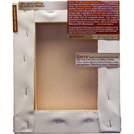 Masterpiece Artist Canvas 43921 Monet PRO 1-1/2" Deep, 9" x 9", Cotton 14.6oz - 4X - Sierra Heavy Weight