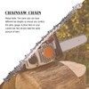 Peakloong 2Pcs 16 Inch Chainsaw Chain 3/8 LP 55 Drive