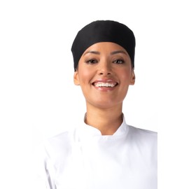 Chef Works Unisex Sustainable Cool Vent Chef Beanie , Black, One Size
