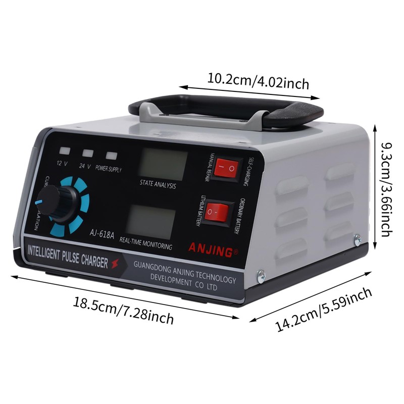 Heavy Duty Smart Car Battery Charger Automatic Pulse Repair Trickle