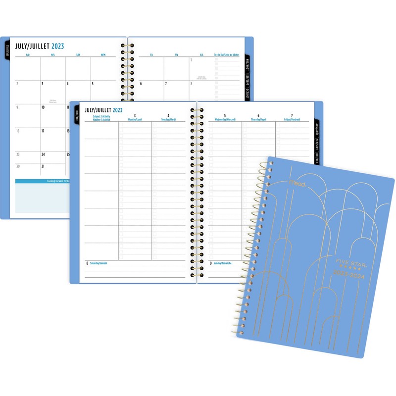 Five Star Align Blue Small Academic Planner