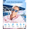 FLYSH Bluetooth Sunglasses for Men Women Smart Glasses Audio Frame