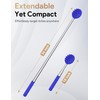 TUKUOS Telescoping Back Scratcher with 5 Detachable Scratching Heads, Valentines