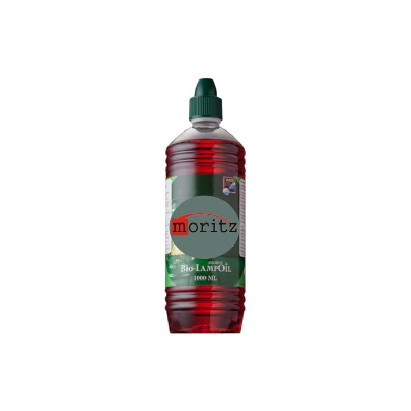 Moritz 1 Litre Organic Lamp Oil Red Coloured for Oil