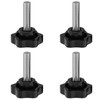 4 Stück Sternförmige Rändelschrauben, M8 × 40 mm Sternmutter, Rotationsmechanische