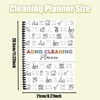 Cleaning Planner, Household Cleaning Schedule and Checklist Organizer, Daily, Weekly