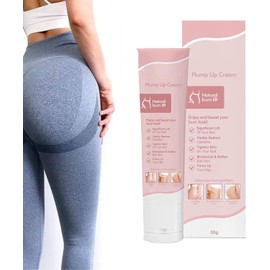 Crema para levantar el busto y los glúteos Plumpup, Crema corporal reafirmante, Crema tensadora de la piel para el cuerpo, Crema para realzar los glúteos de crecimiento rápido (1pcs)
