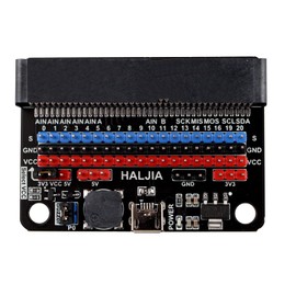 HALJIA Micro:bit Expansion Board with Buzzer Adapter, Compatible with BBC Micro:bit V2, V1 Controller Board (without Micro:bit) DIY Programmable Kit for Beginners Children