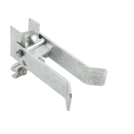 Chain Link Fence Commercial Single Gate Latch for 2 1/2" (2 3/8" OD) Post and 2" Gate Frame