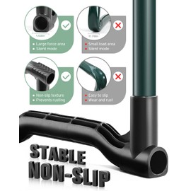 Garden Kneeler and Seat Heavy Duty, Upgraded Foldable Gardening Stool - Widened to 10" Stable Wear-resistant Prevent Knee and Back Pain, Beautiful Logo high-end 2 Large Tool Bags Gift for Women