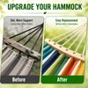 2 Pack Wooden Hammock Spreader Bars, Detachable Replacement Bars