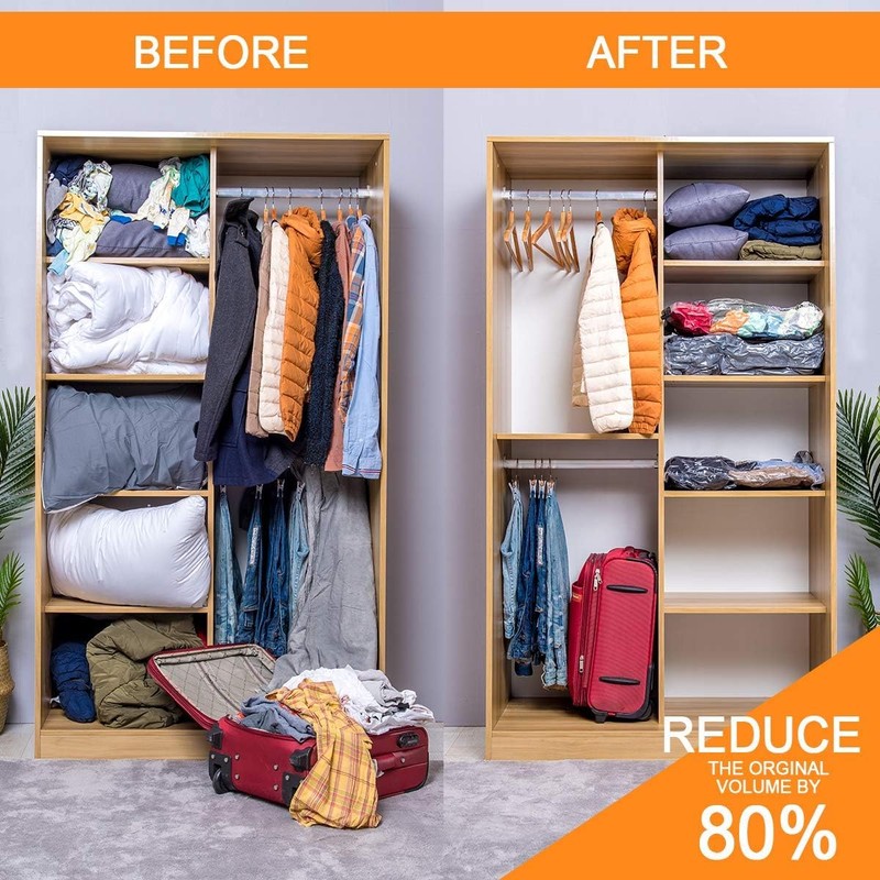 20 Pack Vacuum Storage Bags (4 Jumbo, 4 Large, 4