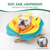 TOBYTO Inflatable Dog Cone Alternative - Soft Adjustable Recovery Collar