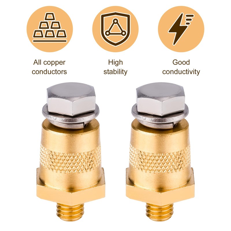 2 Packs Battery Terminal Connectors Set, Battery Post Terminals Battery