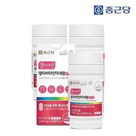 Chong Kun Dang [Chong Kun Dang] Healthy Cyamine All-in-One Immune Multivitamin for Women 60 tablets, 3 boxes (6 months supply) / [종근당]헬시아민 올인원 이뮨 멀티비타민 포우먼 60정 3박스 (6개월분)