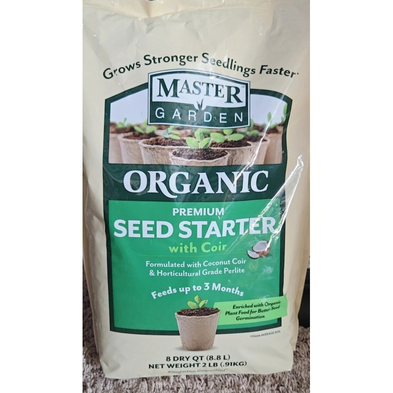 Master Garden NEW ORGANIC PREMIUM Coconut Coir Seed Starter PLANT