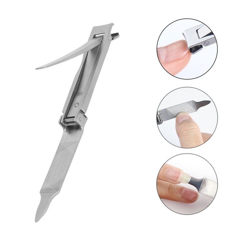 Nail Care Clipper Cutting Folding Stainless Steel Portable Ultra Thin