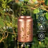 Tepaken 2 Pack Solar Lanterns Outdoor Waterproof, Hummingbird Garden Decor