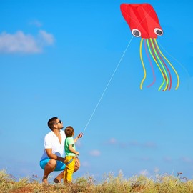 Qtioucp Kite for Kids & Adults Handle 100M line for Children Outdoor Game for Kids Easy to Fly Kites, Outdoor Activities,Beach Trip