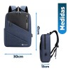 Bluelander Mochila Antirrobo Laptop Impermeable Con Puerto Usb 15.6