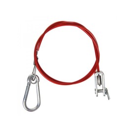 Moritz Breakaway Cable Brake Cable 100 cm / 1 m Breakaway Rope with Clevis for All Types of Braked Trailers and Caravan Trailer Safety
