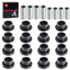 Front & Rear Shock Absorber Bushings Sleeve Kit 16Pcs For
