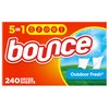 Bounce Fabric Softener Sheets, Outdoor Fresh Scent, 240 Count