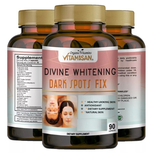 vitamisan organic vitamins Glutathione Whitening Pills Natural Skin Lightening Pills