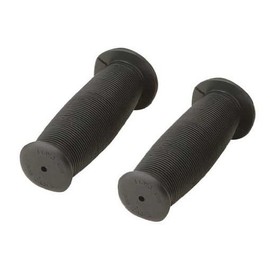 Alta Black Mushroom Grips, 16" (95mm), Fits Most 7/8" (22.2mm) Bicycle Handlebars, Sold as a Pair, Available in 3 Sizes