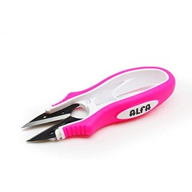 Alfa Short Tacking Threads white and pink