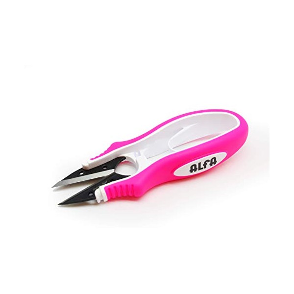 Alfa Short Tacking Threads white and pink