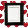 Picture Frame 20 x 25 cm Black Wood with Stand