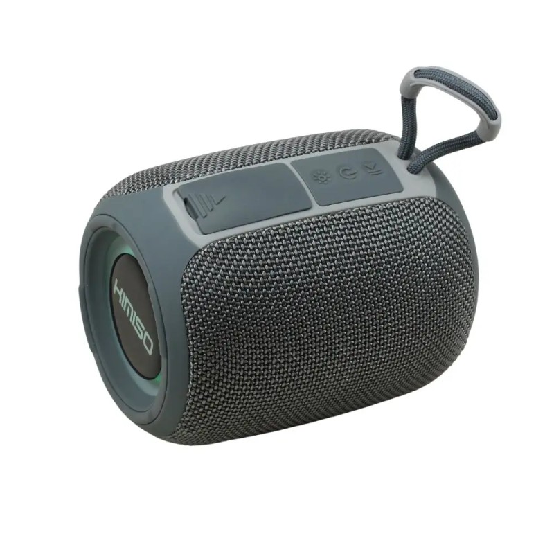 Portable Green Speaker with RGB Lights Multiple Inputs Handle &