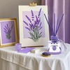 BEHAZEER Juniper Lavender Reed Diffuser, 6.77OZ/200ML Large Capacity Natural Non-Toxic