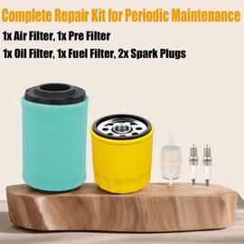 Annolai 32 083 13-s Air Filter for Kohler 7000 Series with 52 050 02 oil filter for Kohler KT725 KT735 KT740 KT745 KT735-745 PRO, EKT740-EKT750 22HP-26HP Lawn Mower (Come With Oil Filter)