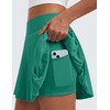 CRZ YOGA Womens Mini Pleated Athletic Tennis Skirts High Waisted