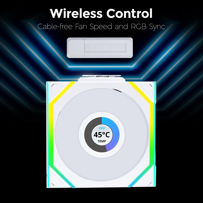 Lian Li UNI FAN SL120 V2 Wireless RGB Gaming Fan